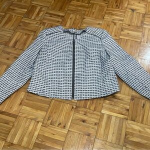 Jcrew Crop heart print Jcrew blazer